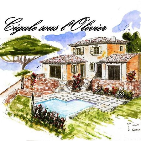 La Cigale Sous L'Olivier Bed & Breakfast Le Castellet  Eksteriør bilde